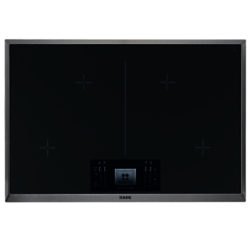 AEG HK884400XG Induction Hob, Stainless Steel / Black